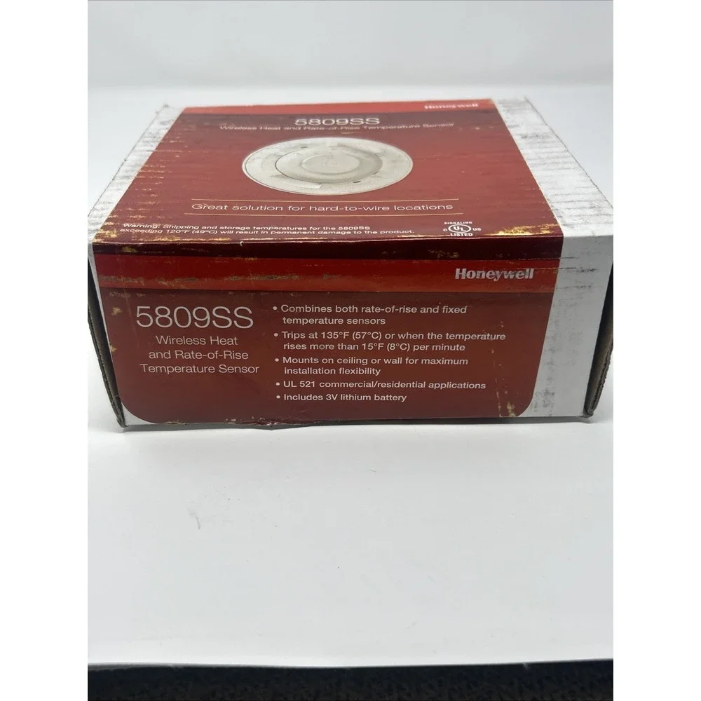 NEW Factory Sealed Wireless Heat And Rate-of-Rise Temperature Sensor 5809SS
